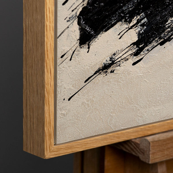 Hand-Painted Wall Abstract Painting "Power of the Brushstroke"