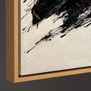 Abstract painting in a modern acrylic style, "Power of the Brushstroke"