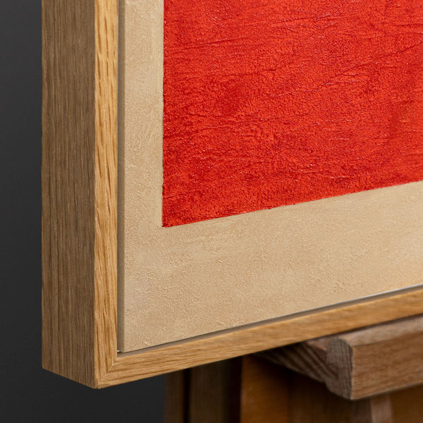 Rahmen aus natürlichem Holz – Detail