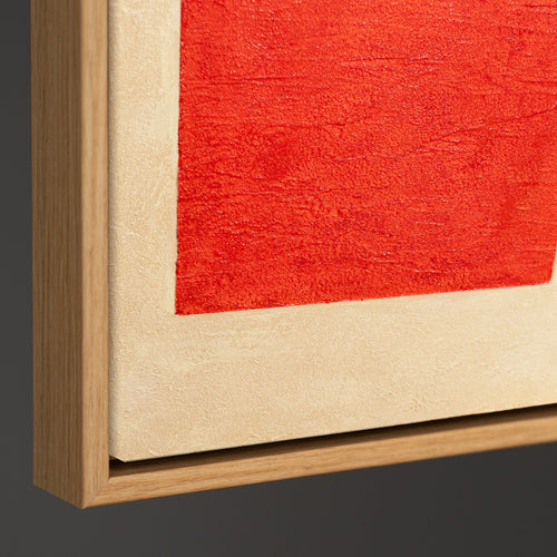 Feine Struktur und Materialität eines abstrakten Kunstwerks