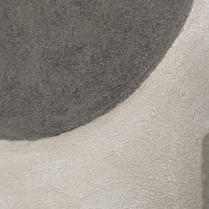 Geometrische Wandkunst „Stille der Geometrie“ – Minimalistische Acrylmalerei handgemalt