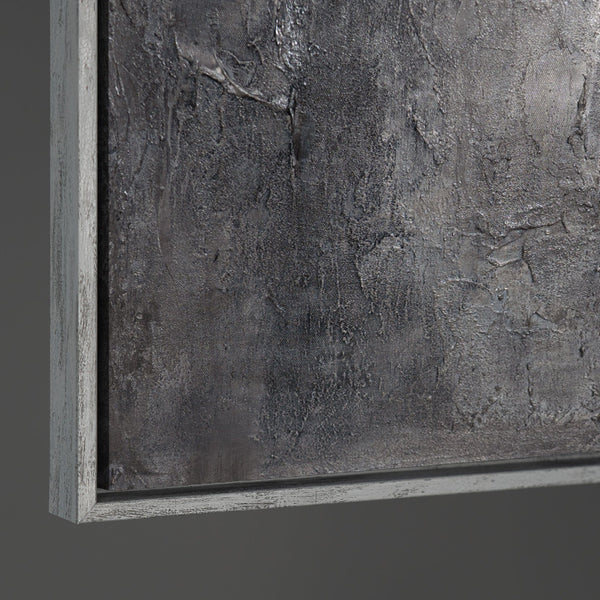 Abstrakte Texturmalerei mit sanften Übergängen und Tiefe