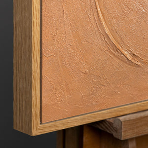 Rahmen aus natürlichem Holz – Detail