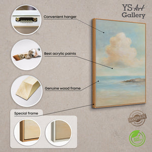 Abstraktes Gemälde im zeitgenössischen Interior Design