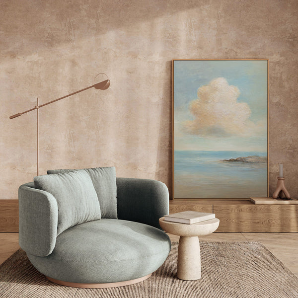 Handgemaltes Leinwandbild „Leichtigkeit des Seins“ – Moderne Acrylmalerei Meer