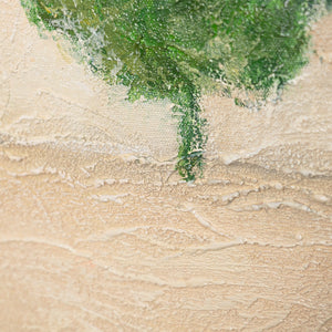 Modernes abstraktes Gemälde für stilvolle Innenräume in neutralen Farben