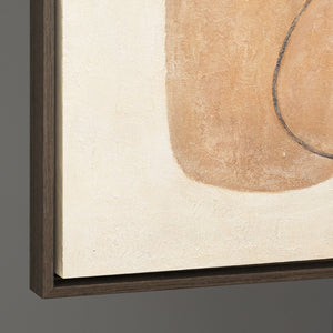 Modernes Leinwandbild handgemalt „Ausgewogenheit der Kontraste“