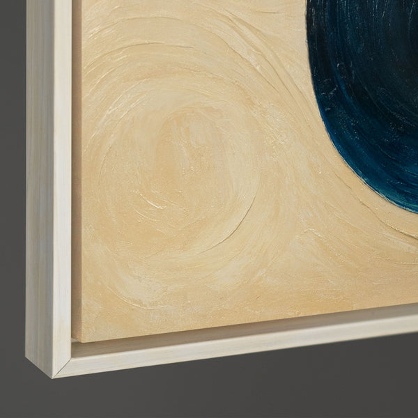 Feine Struktur und Materialität eines abstrakten Kunstwerks