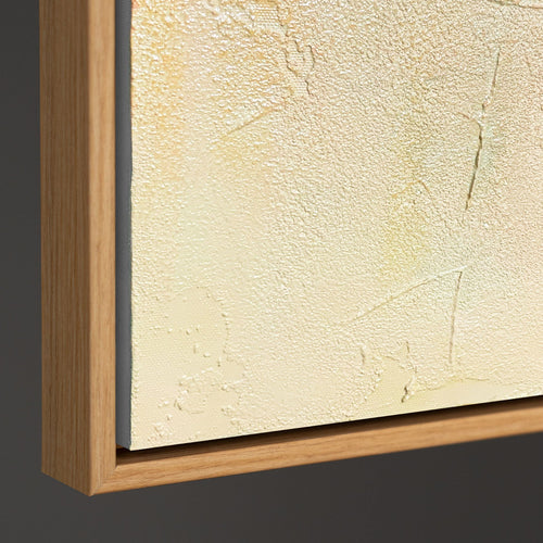 Hand-Painted Geometry Artwork in Frame "Equilibrium"