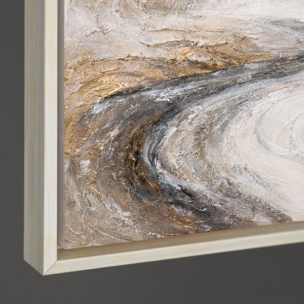 Hand-Painted Painting "Waterfall of Dreams" – Modern Wall Art with Texture