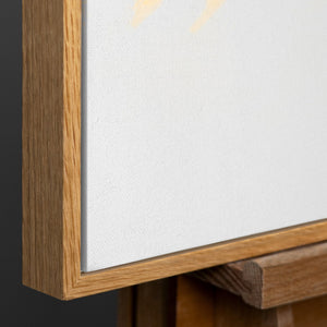 Rahmen aus natürlichem Holz – Detail