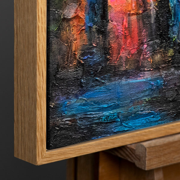 Rahmen aus natürlichem Holz – Detail