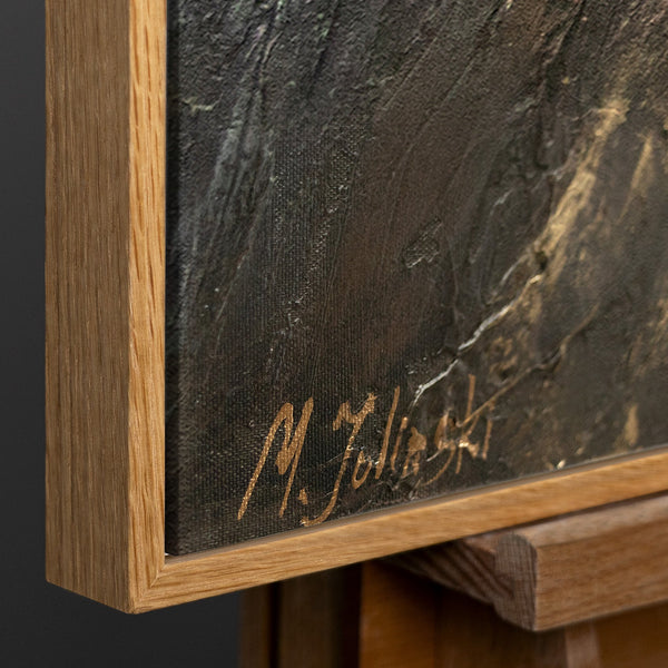 Rahmen aus natürlichem Holz – Detail