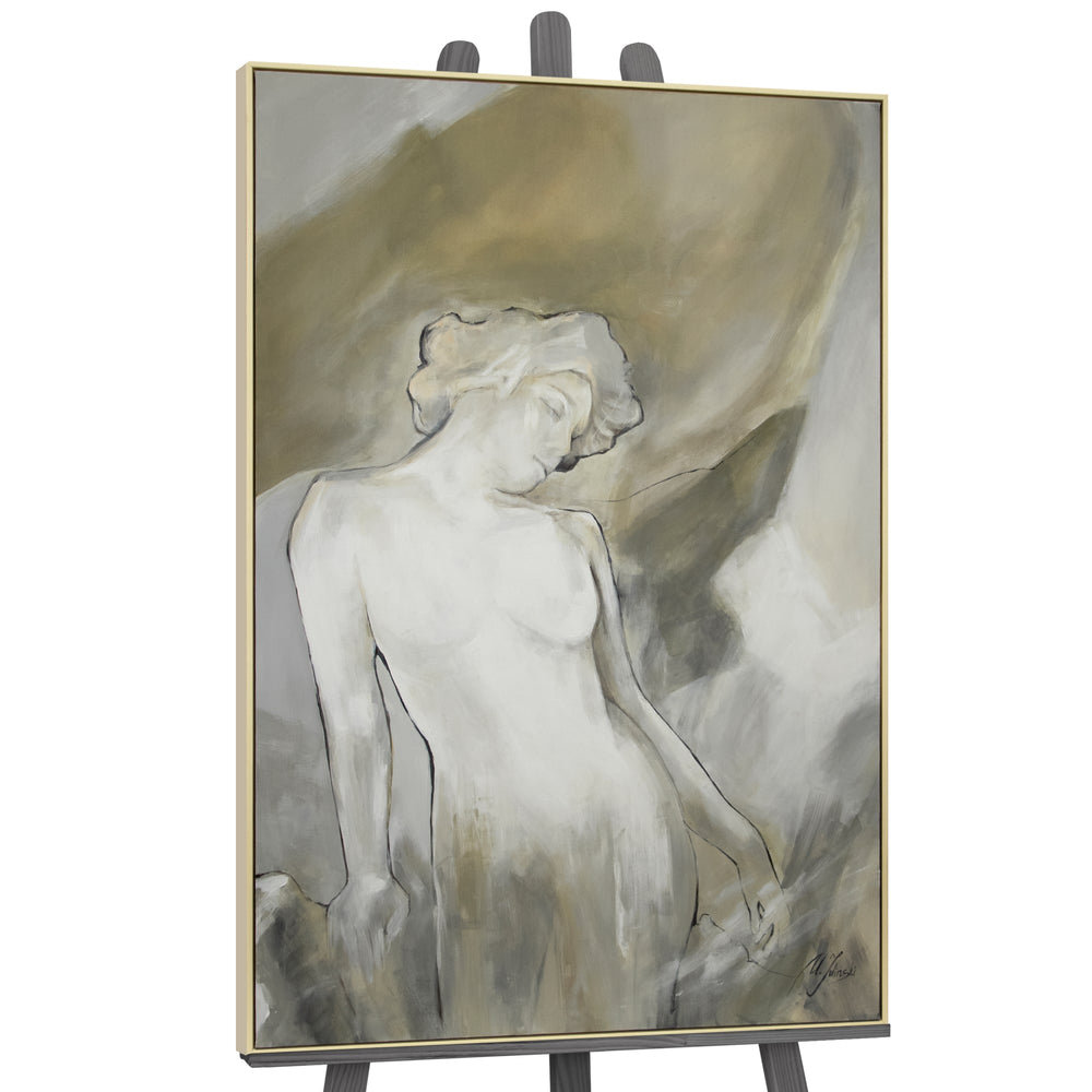 Minimalist Wall Art Framed Canvas – Silent Muse