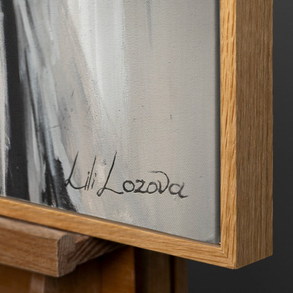 Rahmen aus natürlichem Holz – Detail