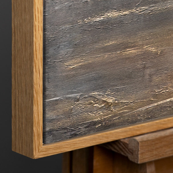 Rahmen aus natürlichem Holz – Detail