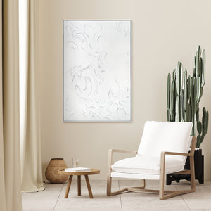 white textured wall art original artwork