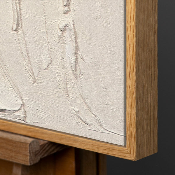 Rahmen aus natürlichem Holz – Detail