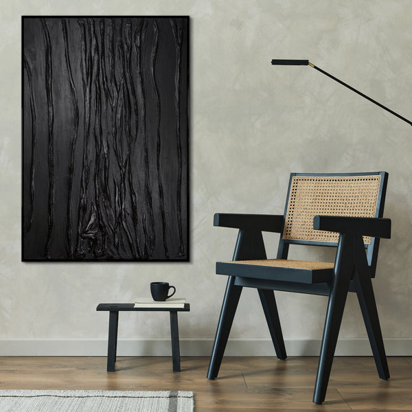 black framed wall art vertical paintings