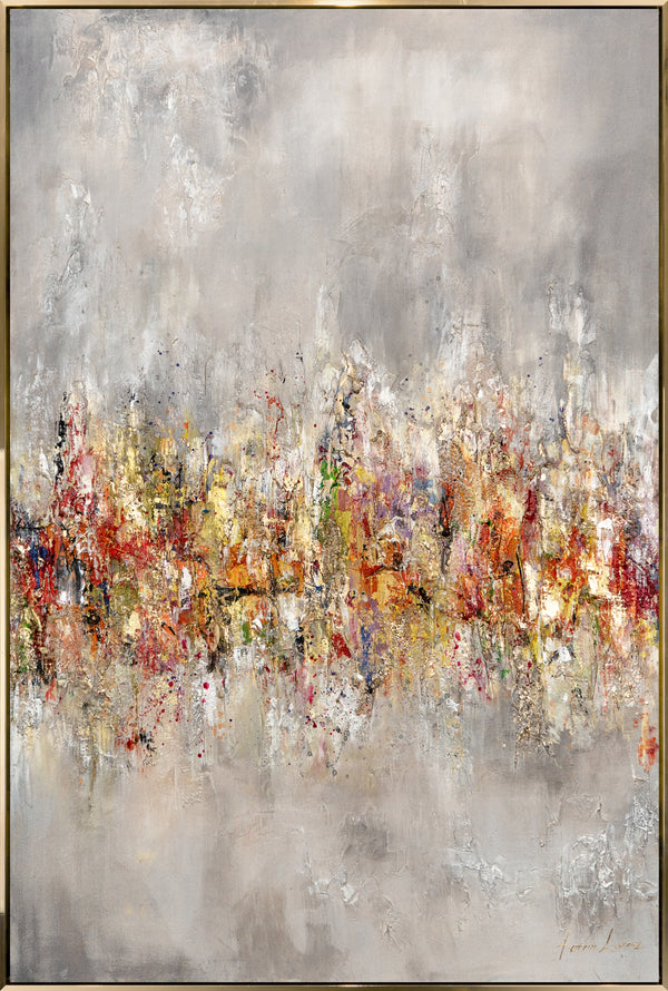 Künstlerische Acrylmalerei Struktur Deko