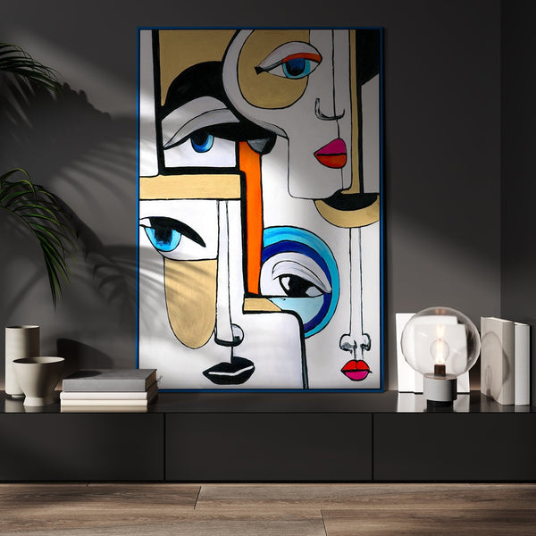 gerahmte bilder für wohnzimmer
