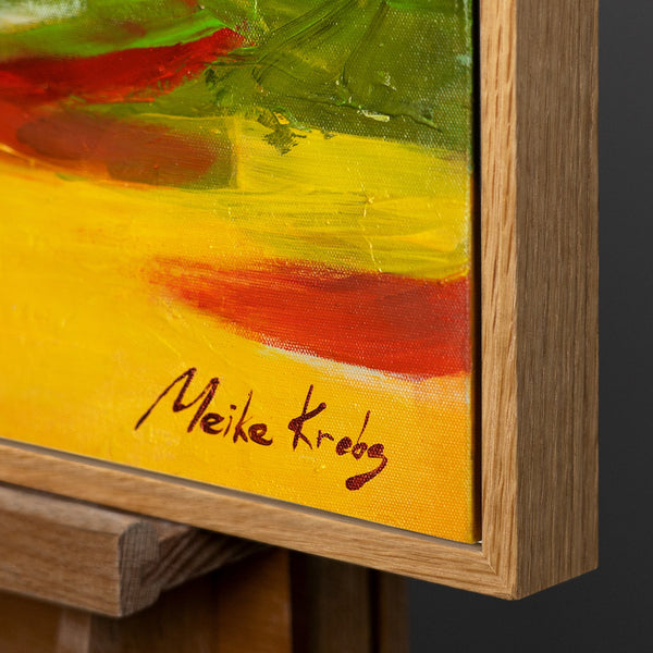 Rahmen aus natürlichem Holz – Detail