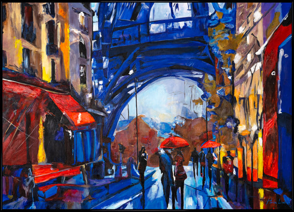 Künstlerische Acrylmalerei Struktur Deko