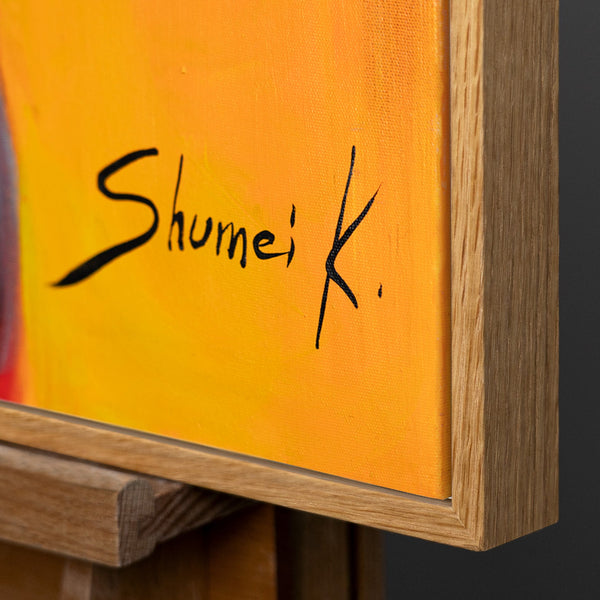 Rahmen aus natürlichem Holz – Detail