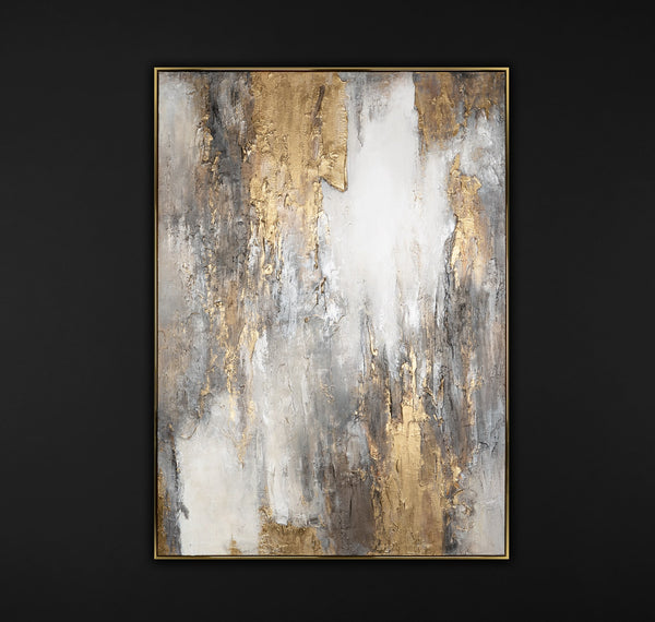 Abstract wall picture for living room "Soft flow of time"