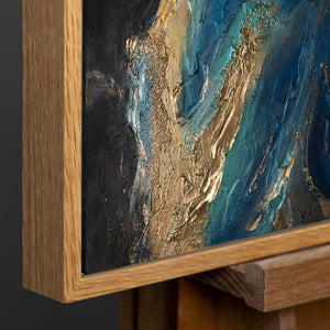 Rahmen aus natürlichem Holz – Detail