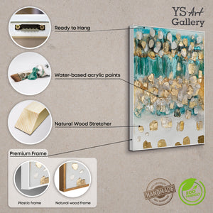 Handgefertigtes Bild, umweltfreundlich, fertig montiert