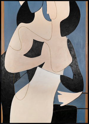 Handgemaltes Acrylbild auf Leinwand