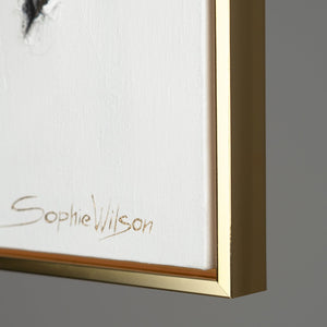 Luxury Gold Painting "City Rhythms" – Modern Textured Canvas Wall Art

