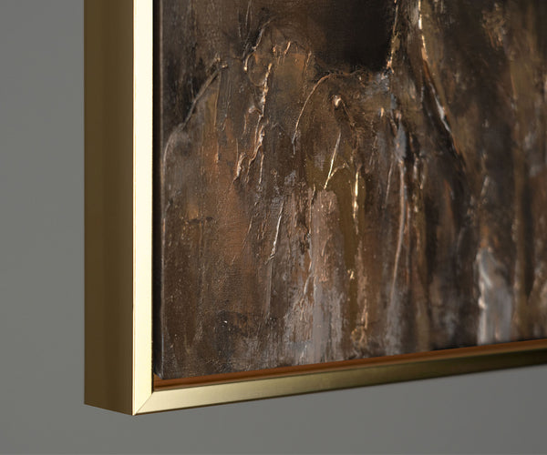 Artwork for living room in frame "Golden Horizons II"