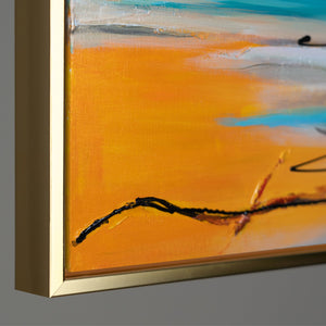 Hand-painted pictures "Colorful Harmonies" with frame wall decoration living room