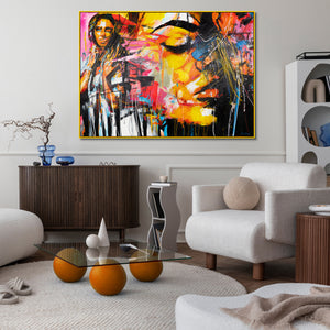 wall art for living room, modern abstract art, art for living room wall, painted canvas