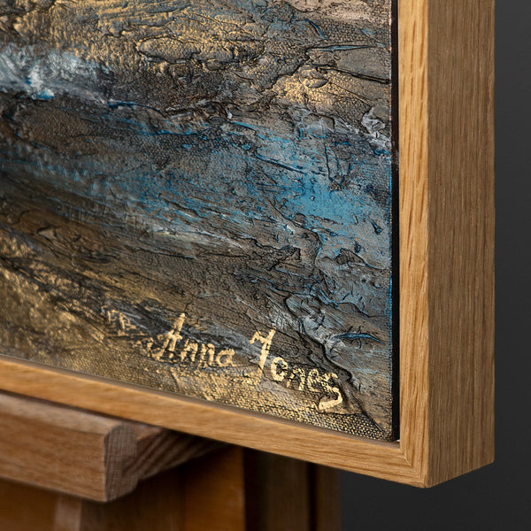 Rahmen aus natürlichem Holz – Detail