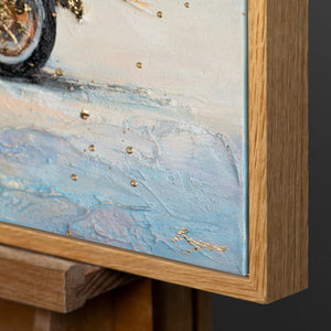 Rahmen aus natürlichem Holz – Detail
