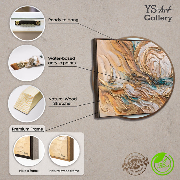 Infobild Strukturkunst – Details zu Acryl und Leinwand