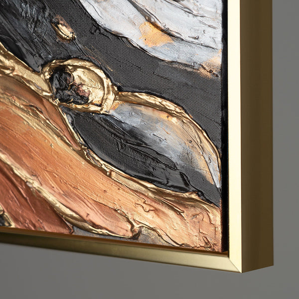 Oversized Wall Art Textured Abstract Canvas – Wild Flow