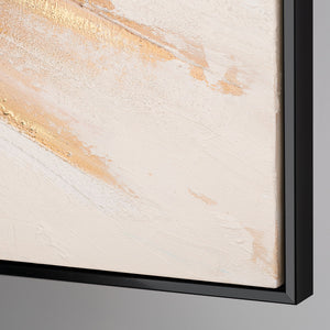 Textured Abstract Canvas Large Statement Design – Golden Pulse