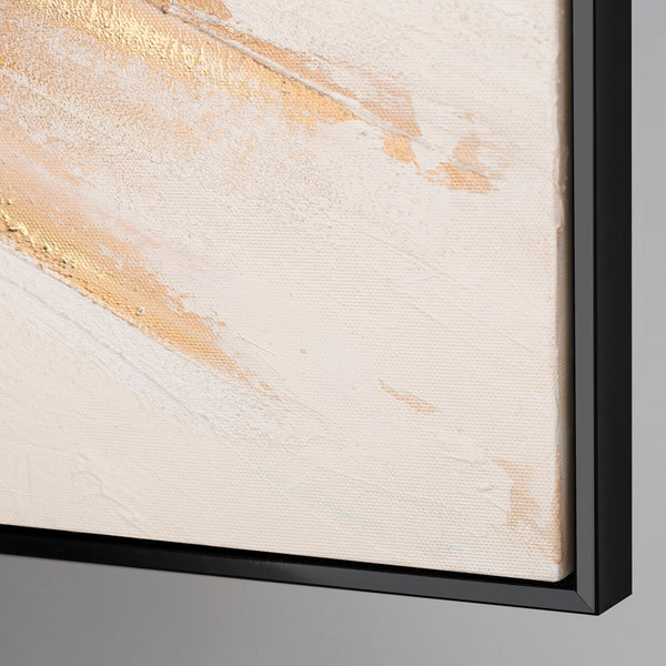 Textured Abstract Canvas Large Statement Design – Golden Pulse