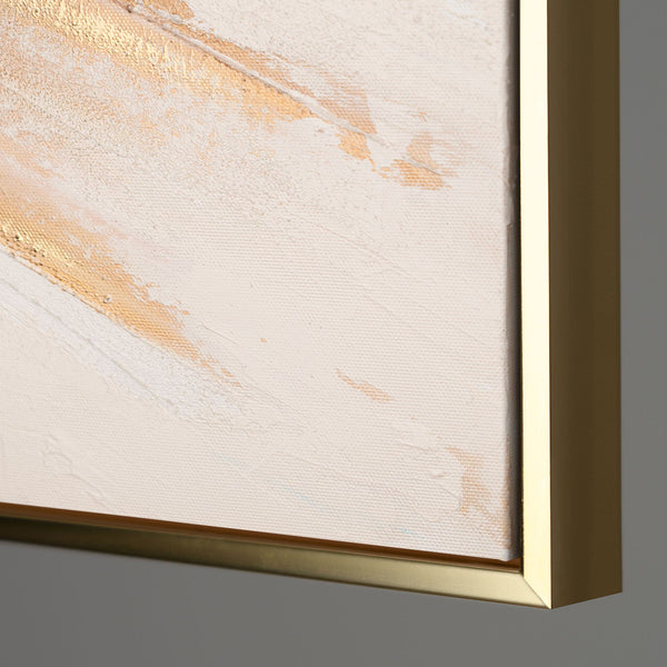 Textured Abstract Canvas Large Statement Design – Golden Pulse