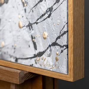 Rahmen aus natürlichem Holz – Detail