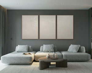 Hand-Painted Abstract Wall Art "Whisper of Time"