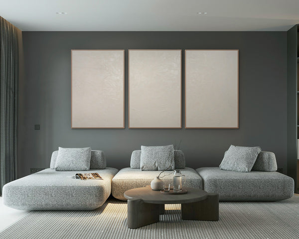 Hand-Painted Abstract Wall Art "Whisper of Time"