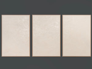 „Das Flüstern der Zeit“ – Minimalistisches Triptychon auf Leinwand, 3-teilig