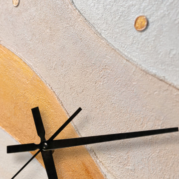 Unique Hand-Painted Wall Clock – Expressionist Autumn Forest, Vivid Colours, 35×35 cm
