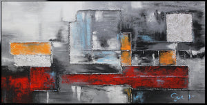 Acrylmalerei auf Leinwand Detail