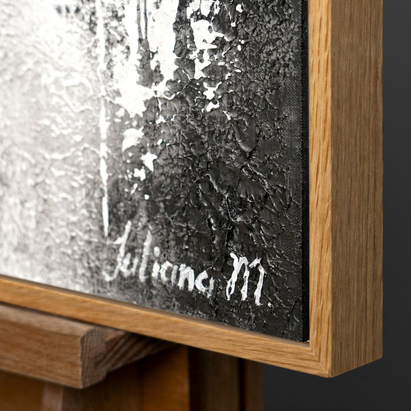 Hand painted wall art original with frame "Courage"